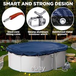 10-Foot-By-15-Foot Oval Pool Liner Pad & Oval Pool Cover Above Ground Pool Pro