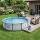 10' x 30 Above Ground Pool Steel Frame Round Swimming Pool Set Filter Pump