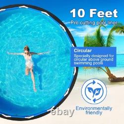 10FT Ground Pool Pads Above Ground Liner Mat Bottom Blanket Cloth Protector