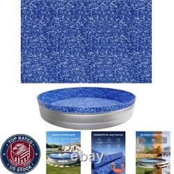 10ft Round Heavy Gauge Vinyl Pool Liner with Leak-Proof Patches Easy Install