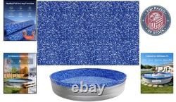 10ft Round Heavy Gauge Vinyl Pool Liner with Leak-Proof Patches Easy Install