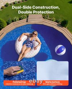 10ft Round Pool Liner Overlap 27.5in Wall Above Ground Steel Pool Crystal