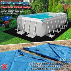 11X7.5Ft Rectangular Pool Liner Pad for above Ground Swimming Pools