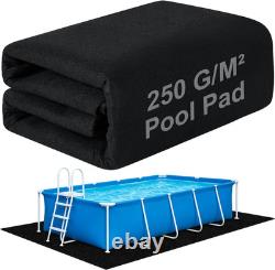 11X7.5Ft Rectangular Pool Liner Pad for above Ground Swimming Pools