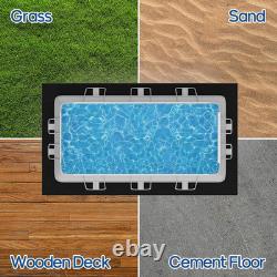 12' × 24' Rectangle Pool Liner Pad for Above Ground Pool, Durable Pre-Cut Under