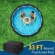 12-33 FT Non-Woven Pool Liner Pad Heavy Duty Fabric for Above Ground Pools Rou
