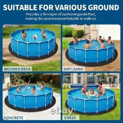 12-33 FT Non-Woven Pool Liner Pad Heavy Duty Fabric for Above Ground Pools Rou