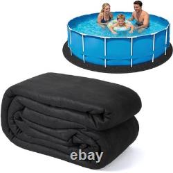 12-33 FT Non-Woven Pool Liner Pad Heavy Duty Fabric for Above Ground Pools Rou