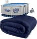 12-Foot-By-18-Foot Oval Pool Liner Pad for above Ground Pools under Pool Paddi