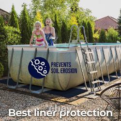 12-Foot-By-20-Foot Rectangle Pool Liner Pad for above Ground Pools Rectangle P