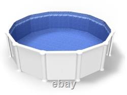 12 Ft. Round Above Ground Pool Liner Overlap Round New In Box