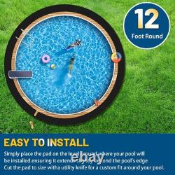 12 Round Pool Liner Pad, Above Ground Pool Padding, Ground Cloth Underlayment