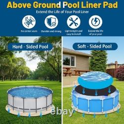 12 Round Pool Liner Pad, Above Ground Pool Padding, Ground Cloth Underlayment