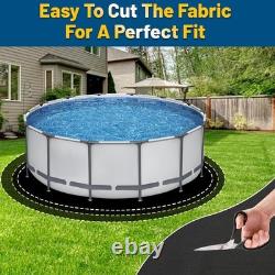 12 Round Pool Liner Pad, Above Ground Pool Padding, Ground Cloth Underlayment