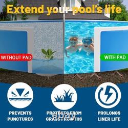 12 Round Pool Liner Pad, Above Ground Pool Padding, Ground Cloth Underlayment