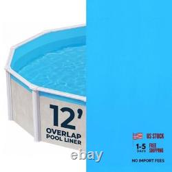 12-ft Round Overlap Pool Liner for Above-Ground Steel Wall Pools 12-FT