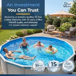 12-ft Round Overlap Pool Liner for Above-Ground Steel Wall Pools 12-FT