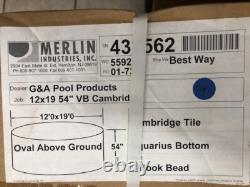 12' x 19' x 54 J Hook Above Ground Pool Liner