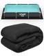 12 x 24 Foot Rectangle Pool Liner Pad for Above Ground Pools, Under Pool Mat