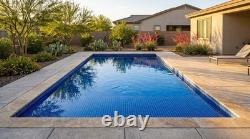 12' x 24' Rectangle in ground pool kit with 9' deep end