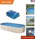 12 x 24 ft Oval Pool Liner, Overlap Style Above Ground Pool Liners, 48-to-54i
