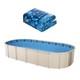 12 x 24 ft Oval Pool Liner, Unibead Above Ground Pool Liners, 52in Wall Height