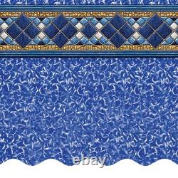 12' x 48 Round Unibead 25 Gauge Pool Liner (Choose Pattern)