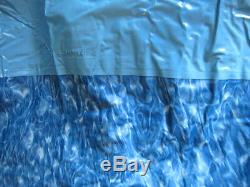 12'x24' OVAL EXPANDABLE ABOVE GROUND POOL BLUE SHIMMER REPLACEMENT VINYL LINER