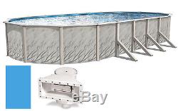 12'x24'x52 Oval MEADOWS Above Ground Swimming Pool & Liner Kit