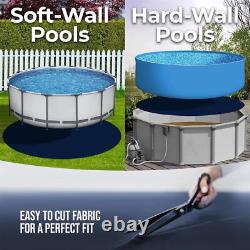 12Ft Round Heavy Duty Pool Liner Pad for Above Ground Swimming Pools, Protect