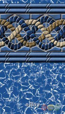 12ft x 18ft Oval South Beach 20yr 52 Uni-Bead Above Ground Swimming Pool Liner