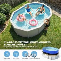 12x18 ft Oval Pool Liner Pad Heavy Duty Puncture Resistant Geotextile Mat, Cus