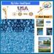 12x24 ft Oval Pool Liner Unibead Vinyl for Steel Sided Above Ground Pool 52in