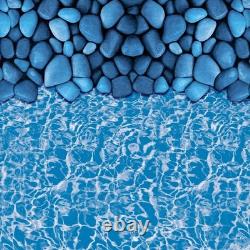 12x24 ft Oval Pool Liner Unibead Vinyl for Steel Sided Above Ground Pool 52in
