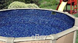12x24x72 Ft Overlap Expandable Sunlight Above Ground Swimming Pool Liner-25 GA