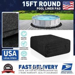 15' Black Swimming Pool Liners for Padding and Protection for Above Ground Pools