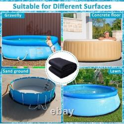 15' Black Swimming Pool Liners for Padding and Protection for Above Ground Pools