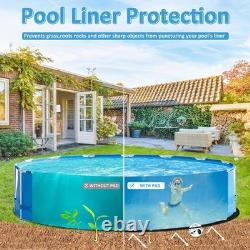 15' Black Swimming Pool Liners for Padding and Protection for Above Ground Pools