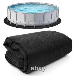 15' Black Swimming Pool Liners for Padding and Protection for Above Ground Pools