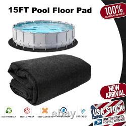 15-Foot Round Heavy Duty Pool Liner Pad for Above Ground Swimming Pools, Protect