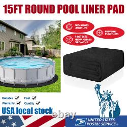 15 Ft Round Above-Ground Pool Liner Pad Prevent Punctures & Extend Liner Life