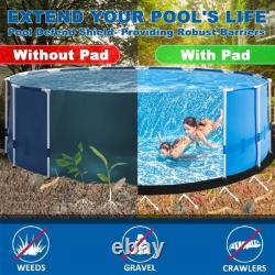 15 Ft Round Above-Ground Pool Liner Pad Prevent Punctures & Extend Liner Life