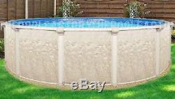 15 Round 52 High Cameo Above Ground Swimming Pool with 25 Gauge Liner