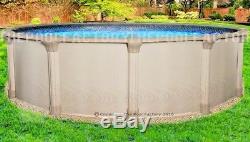 15 Round 54 High Quest Above Ground Swimming Pool with 25 Gauge Liner