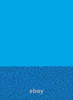 15' Round Overlap Pebble Bottom/ Blue Wall Above Ground Pool Liner