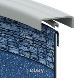 15' X 30' Oval Stacked Stone Overlap above Ground Pool Liner, 48 54 Wall, St