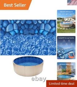15-ft Round Above Ground Pool Liner, Overlap Pool Liners, Standard Gauge Viny
