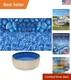 15-ft Round Above Ground Pool Liner, Overlap Pool Liners, Standard Gauge Viny