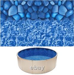 15-ft Round Above Ground Pool Liner, Overlap Pool Liners, Standard Gauge Vinyl