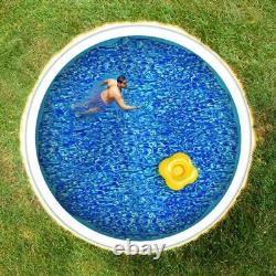 15 ft. Swirl Blue Round Above Ground Pool Liner 52 in. Deep